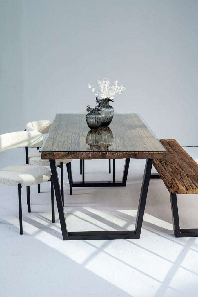 Meadow Railway Wood Dining Table (8 Sizes) ART 