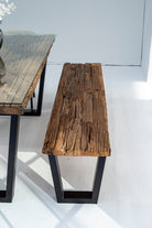 Railway Wood Industrial Design Bench (4 Sizes) 