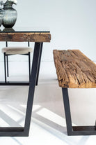 Railway Wood Industrial Design Bench (4 Sizes) 