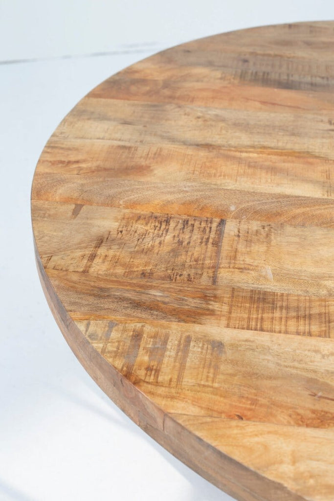 Round Mango Wood Dining Table (3 Sizes) ART 