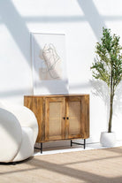 Valletta 2-Rattan Doors Sideboard Buffets & Sideboards Homekode 