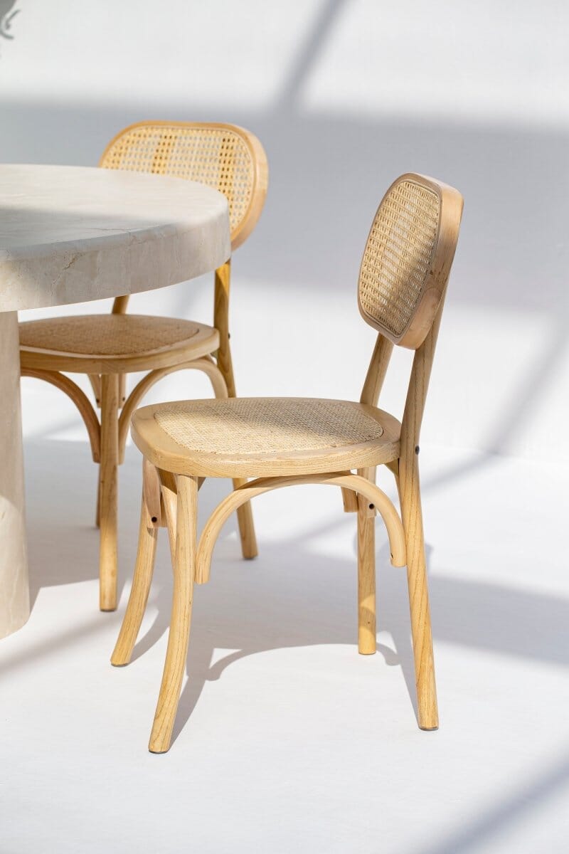 Cameron Rattan Dining Chair Chairs Homekode 