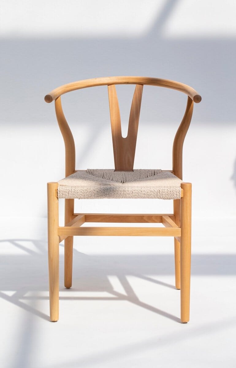 Beatrice Wood & Rope Dining Chair Chairs Homekode 