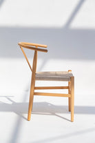 Beatrice Wood & Rope Dining Chair Chairs Homekode 