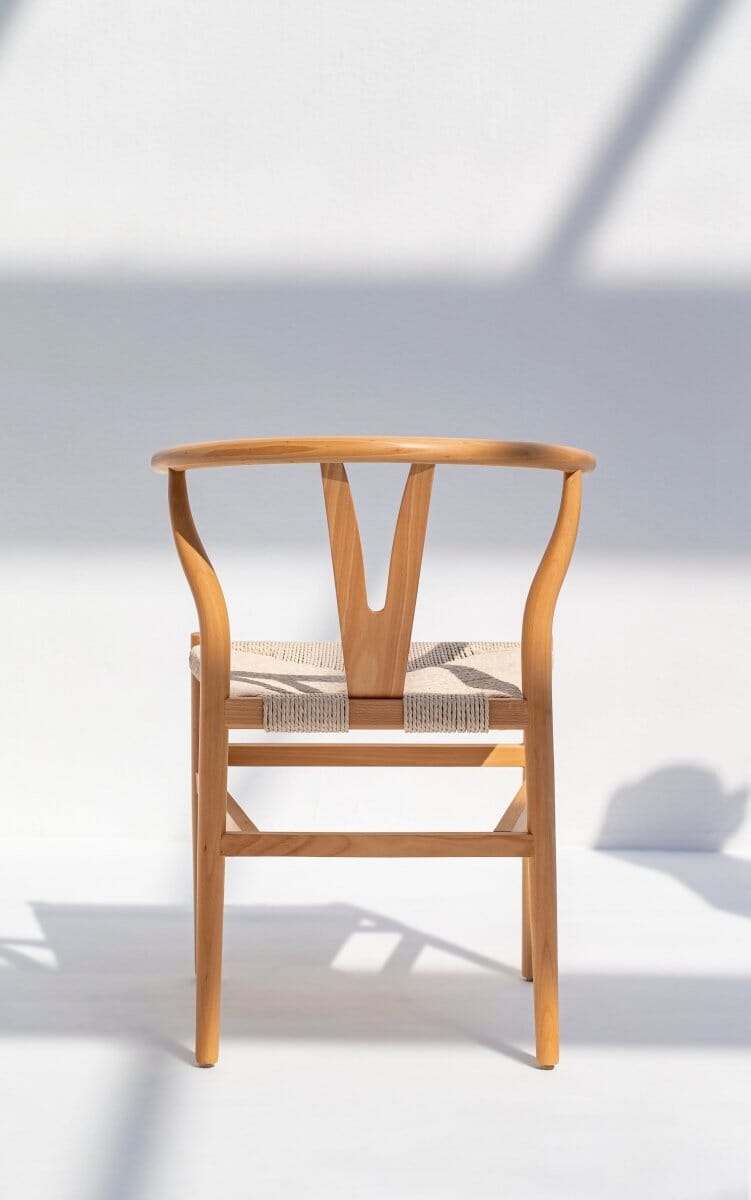 Beatrice Wood & Rope Dining Chair Chairs Homekode 