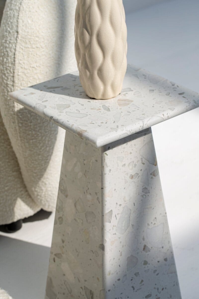 Estrella Marble Side Table Side Table Homekode 