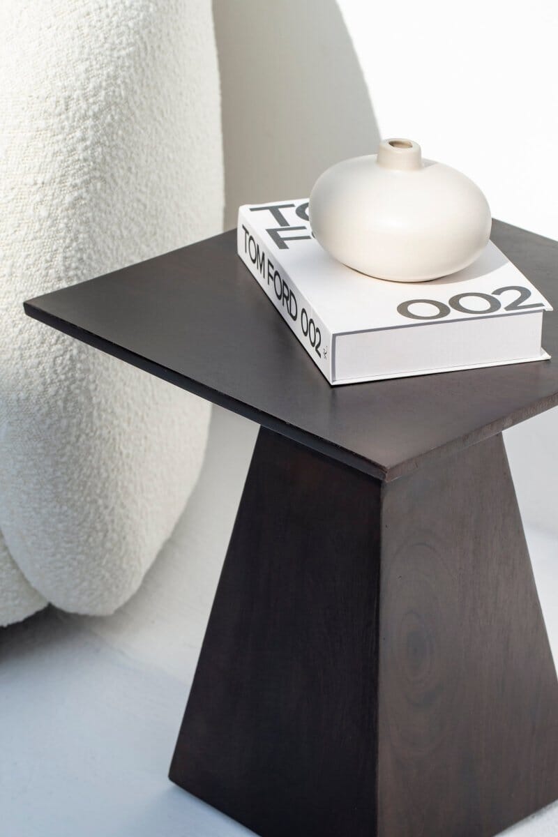 Vincent Black Side Table Side Table Homekode 