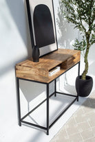 Rattan One Drawer Console 