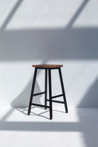 Dark Wood Bar Stool (3 Sizes Available) Homekode 