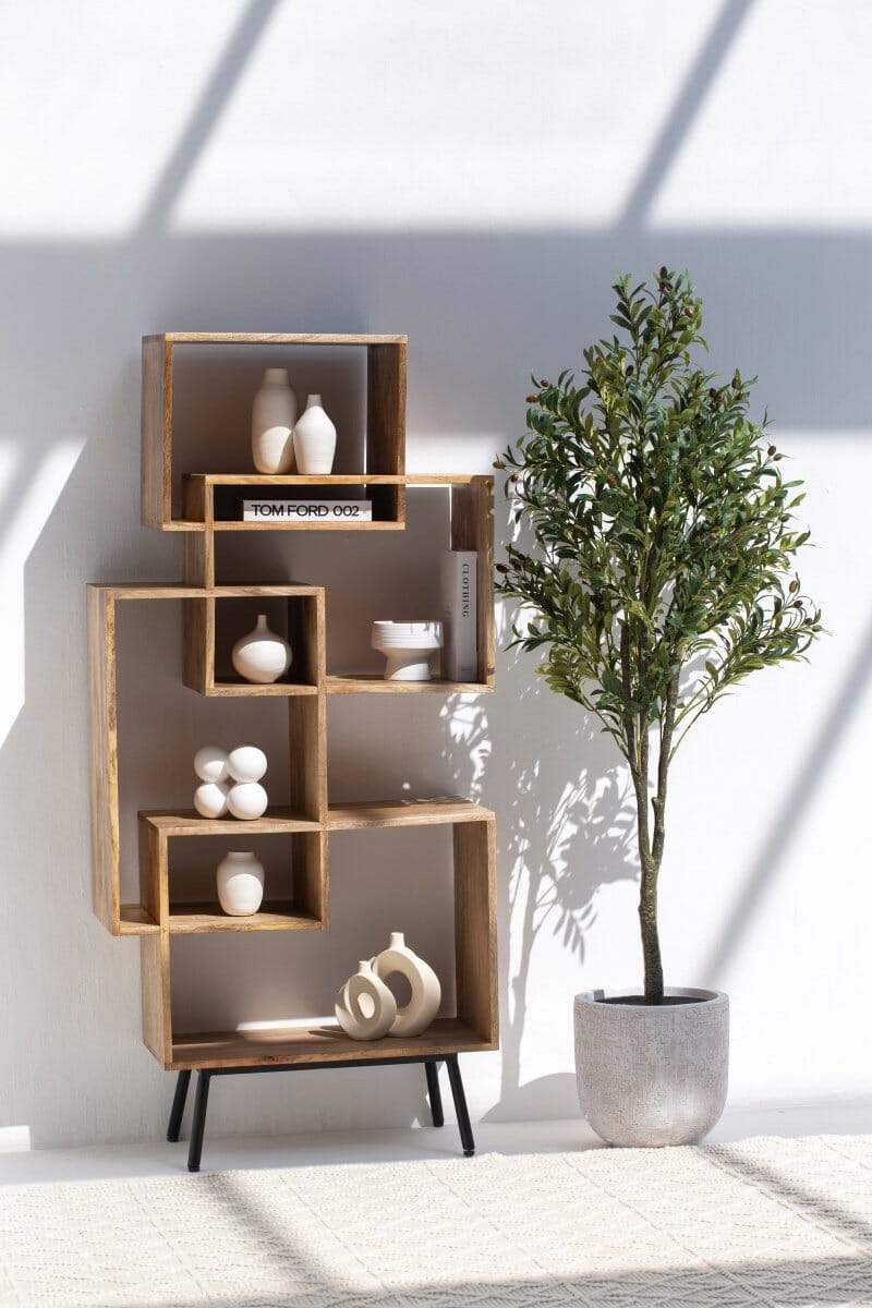 Cubes Wooden Bookcase 