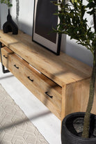 Bethany Wooden Media Console with 5 Drawers 