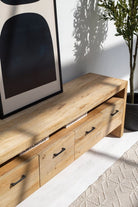 Bethany Wooden Media Console with 5 Drawers TWOA 