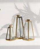 Gold Taper Lantern Homekode 