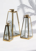 Gold Taper Lantern Homekode 