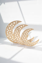 Gold Foam Crescent Moon with LED Homekode 