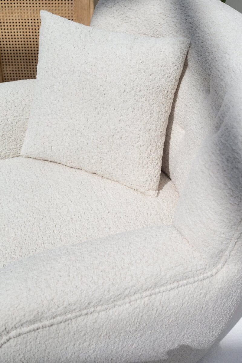 Sicily Boucle Sofa Chair with Arms Homekode 