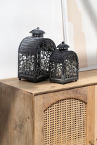 Grey Ornate Lantern Homekode 