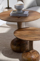 Elio Wooden Nesting Center Round Tables ART 