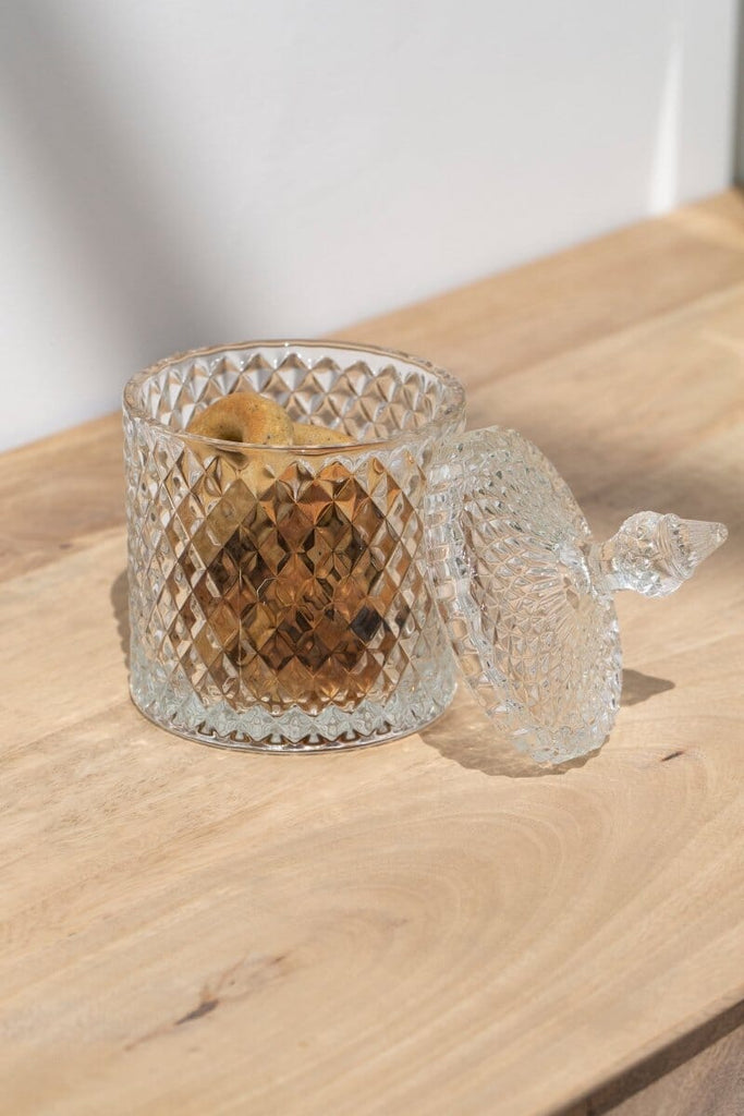 Decorative Glass Jar with Lid Homekode 