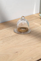 Clear Glass Tray with Dome Homekode 