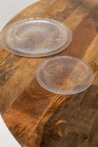 Dinnerware Glass Plate Set of 3 IBE02 