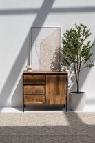 Industrial 3 Drawers & 1 Doors Sideboard ART 