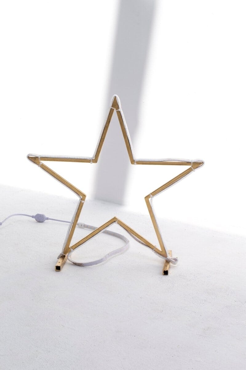 Antique Ramadan Gold Star Decor with LED Homekode 