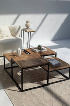 Four Levels Square Wooden Coffee Table ART 