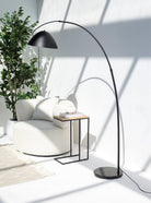 Curve Black Floor Lamp 