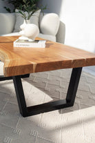 Light Acacia Wood Coffee Table (3 Sizes) Coffee Tables ART 