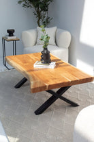 Light Acacia Wood Coffee Table (3 Sizes) Coffee Tables  120x75CM 7CM X