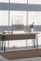 Mango Wood Console Table (Multiple Sizes & Leg Options Inside) 120x40x4 CM Pins 