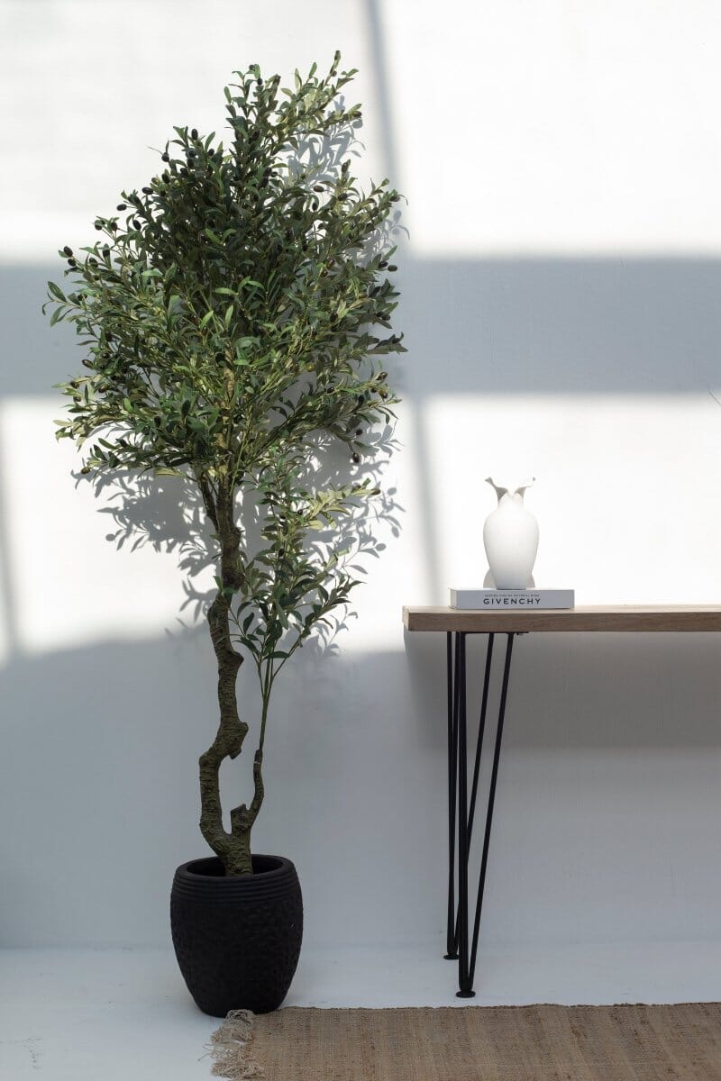 Olive Tree with olives Artificial Plant (Pot not included) FLO 