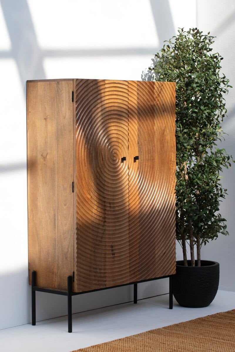 Daira Wooden Storage Cabinet TWOA 