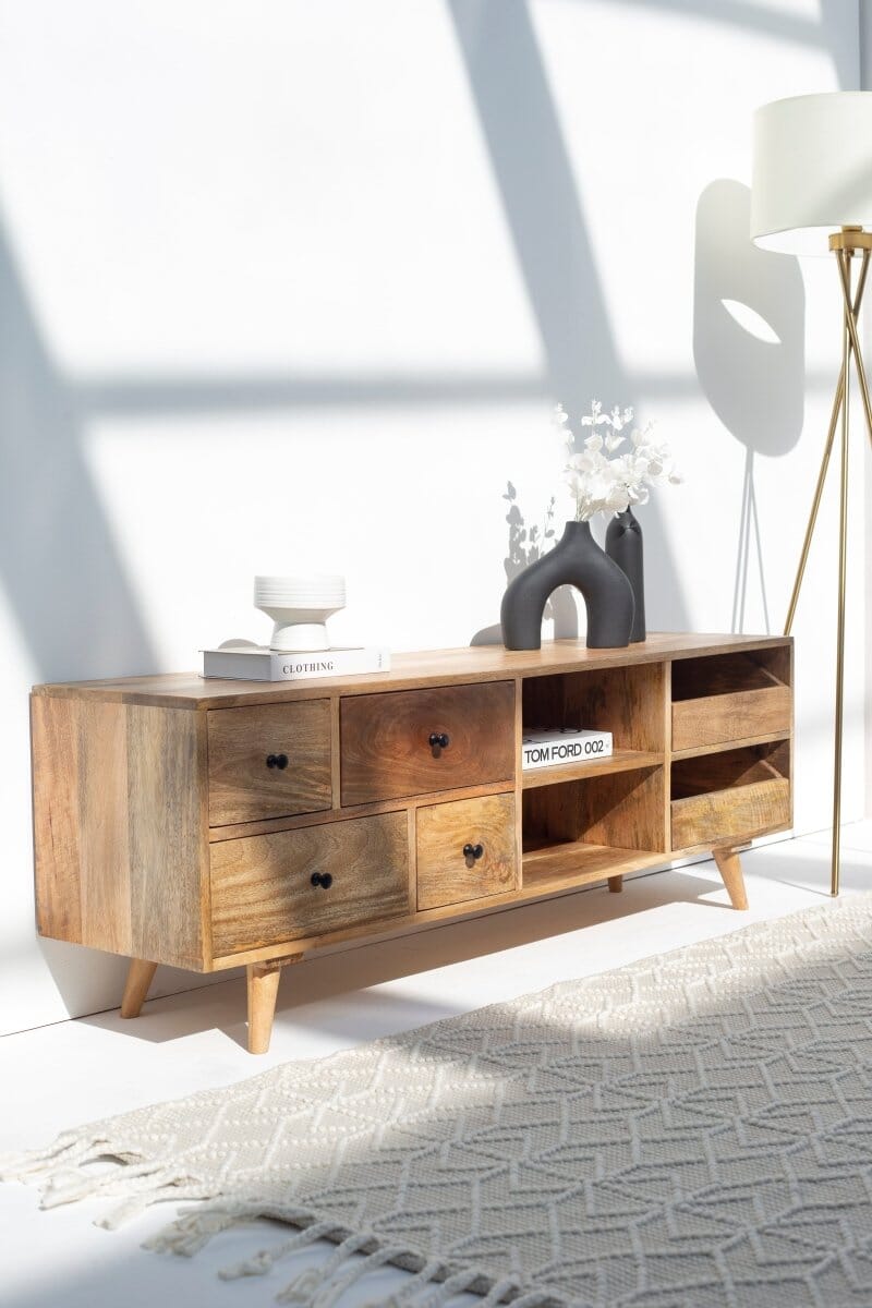 Gia Wooden Media Console TWOA 