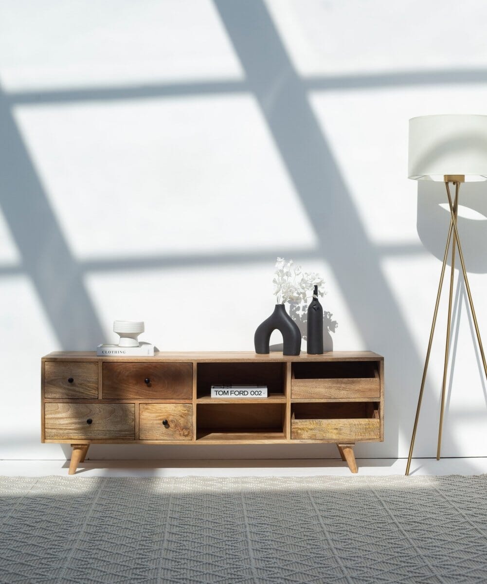 Gia Wooden Media Console TWOA 