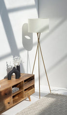 Mid-Century Tripod Floor Lamp Home SP 