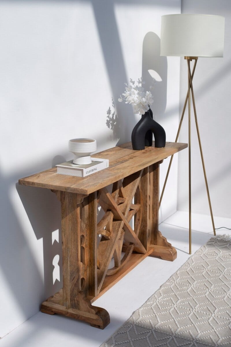 Logan Wooden Console Table Homekode 