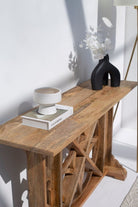 Logan Wooden Console Table Homekode 