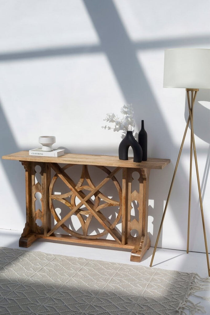 Logan Wooden Console Table Homekode 