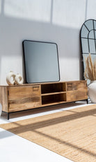 Wooden 2 Doors TV Console Homekode 