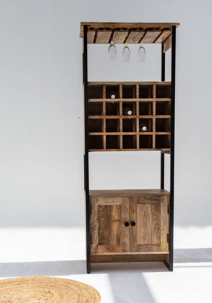Wooden Cocktail Cabinet Homekode 