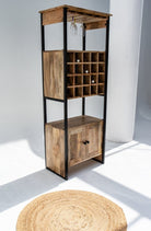 Wooden Cocktail Cabinet Homekode 