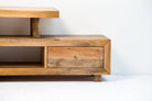 3 Shelves Wooden TV Console Homekode 