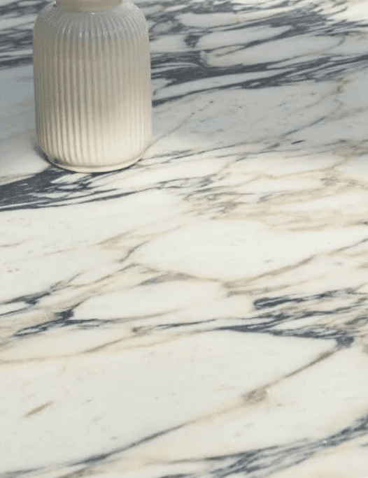 Geneva Viola Calacatta Marble U Shaped Coffee Table