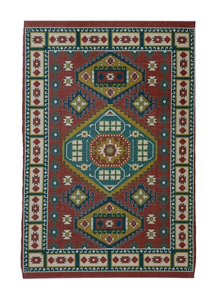 Arabesque Mosaic Digital Printed Rug (60x90 CM)