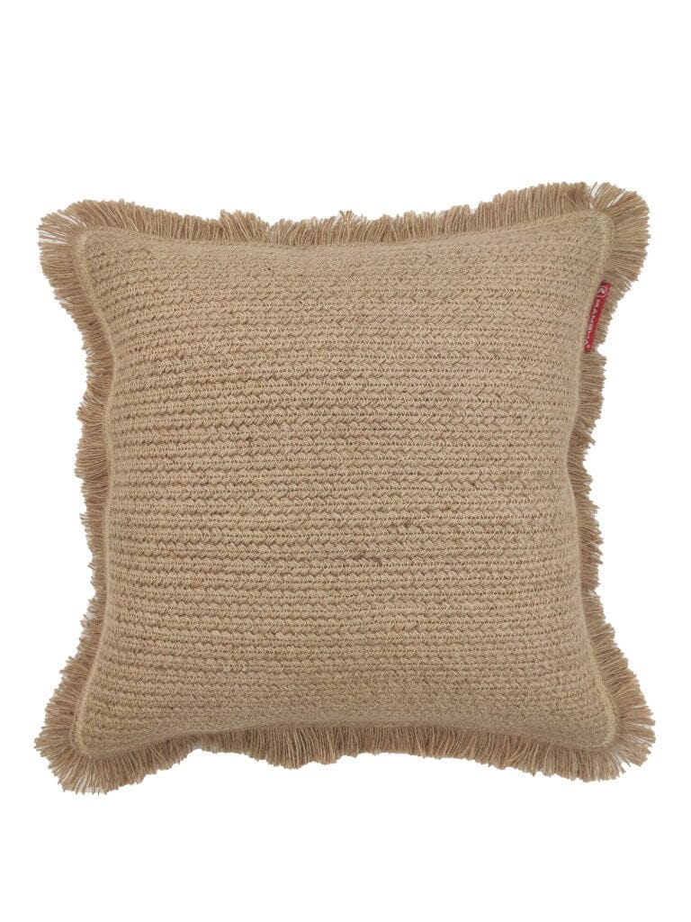 Jute & Cotton Cushion with Filler (45X45 CM) Cushion -- Cushion With Filler Homekode 
