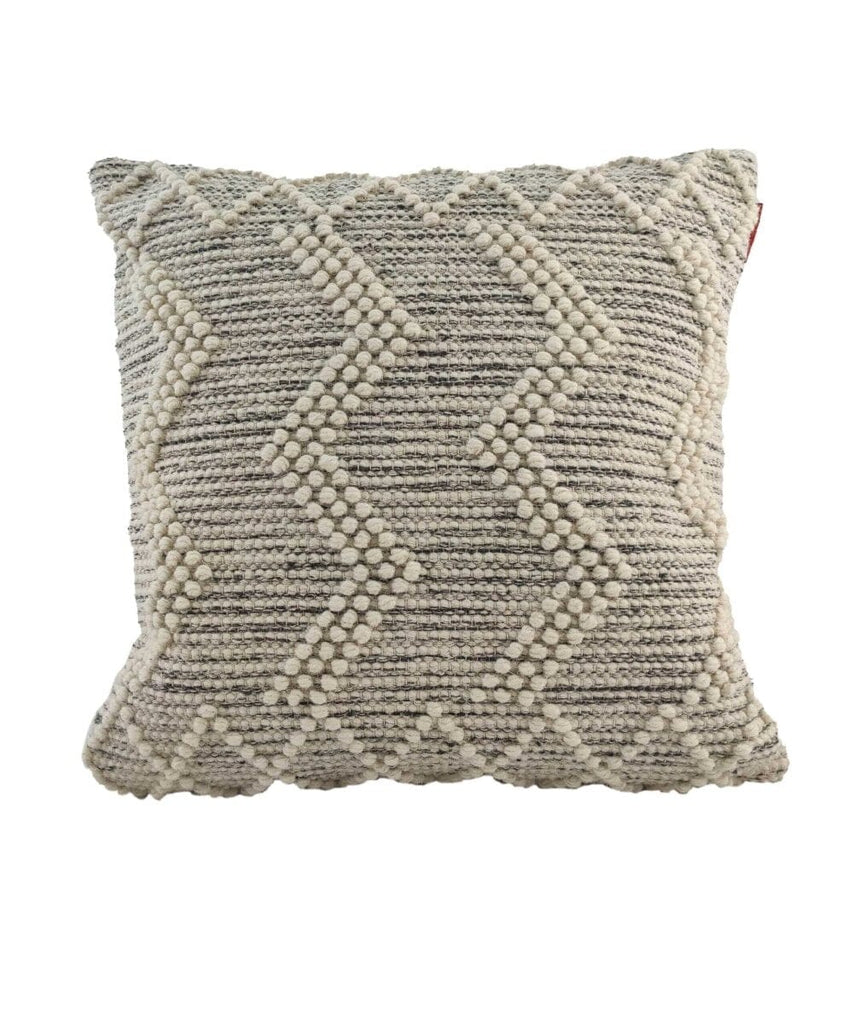 Zigzag Beige Cushion With Filler (2 Sizes)
