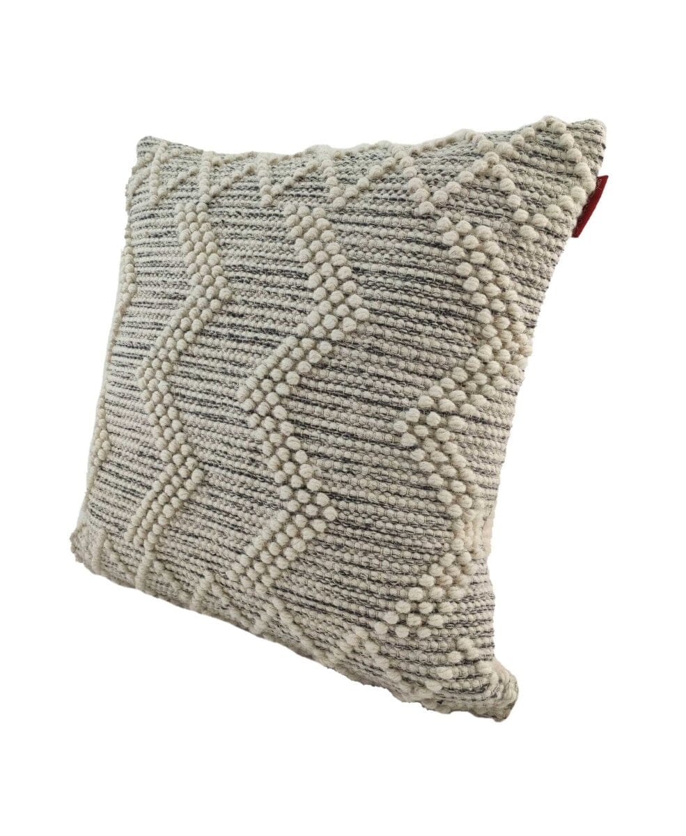 Zigzag Beige Cushion With Filler (2 Sizes)