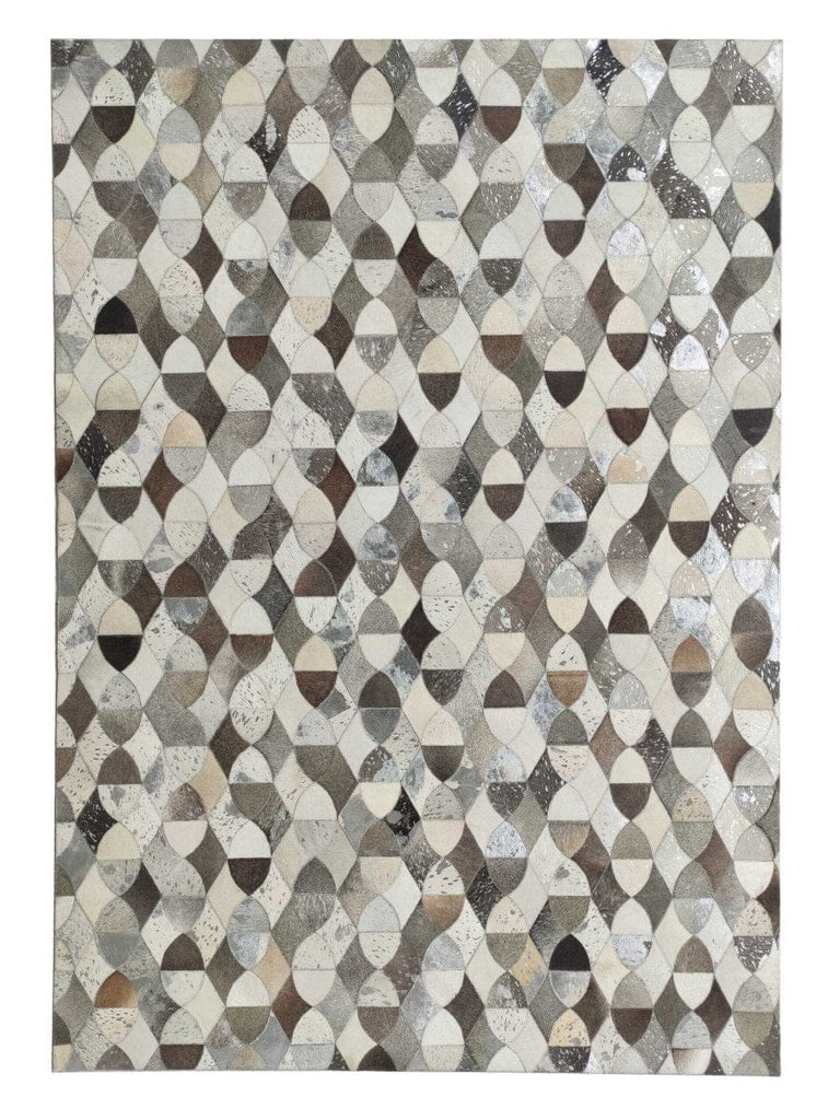 Silver Gradient Leather Rug (2 Sizes) LEATHER RUG RAM 